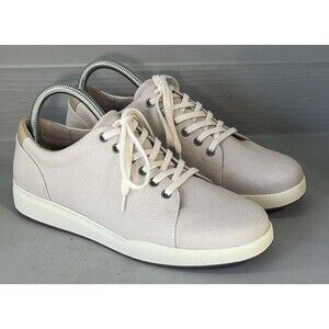 Women’s Abeo Addie Light Rose White Size 8.5 Lace‎ Up Canvas Shoes New